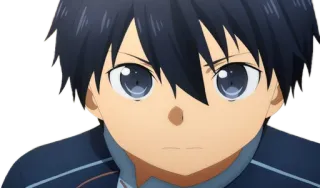 😐 anime, manga, animation, character, portrait telegram sticker