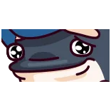 🥺 pirate, dolphin, cartoon, animal, hat, skull telegram sticker