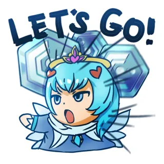 🏃 LET'S GO! Desenho animado, Anime, Go, Motivação, Personagem telegram sticker