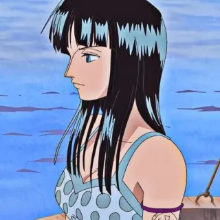 😐 Nico Robin One Piece Аниме, Персонаж, One Piece, Нико Робин telegram sticker