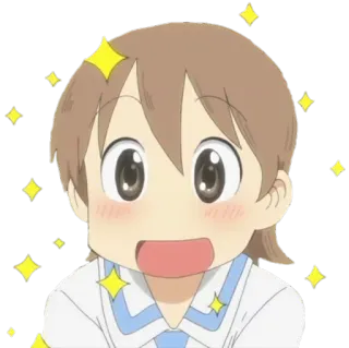 😍 anime, brillantini, cartoni animati telegram sticker