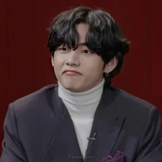 🍁 V V, BTS, K-Pop, Cantor, Celebridade, Moda, Bonito, Pessoa telegram sticker