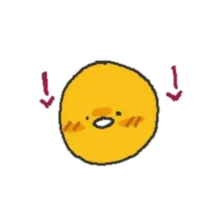 😲 giallo, faccia, emoji, carino telegram sticker