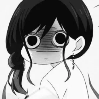 🖤 anime, shock, sorprendido, dibujos animados, reacción, miedo, asustado telegram sticker