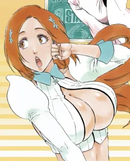 🔥 Orihime Inoue Bleach Anime, Manga, Orihime Inoue, Bleach, Personaggio telegram sticker