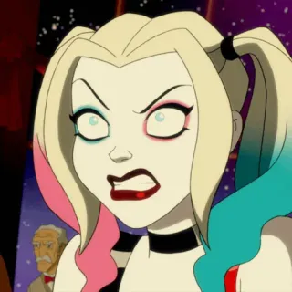 🎪 Harley Quinn 할리 퀸, 만화, dc 코믹스, 빌런, 캐릭터 telegram sticker