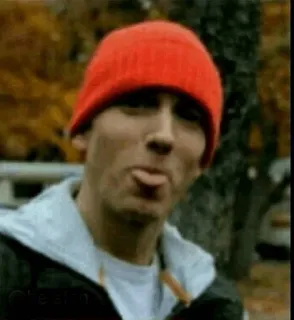 ✨ Eminem rapper, music, person, singer, portrait telegram sticker