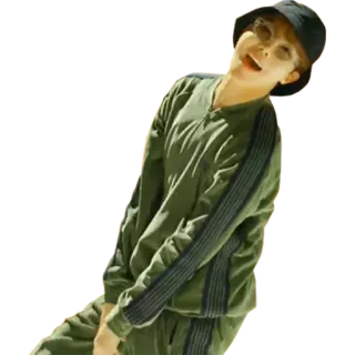 😝 persona, occhiali da sole, cappello, giacca, casual, stile, ritratto whatsapp sticker