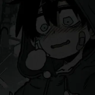 🖤 Anime, Manga, Dibujos animados, Emocional, Personaje, Arte telegram sticker