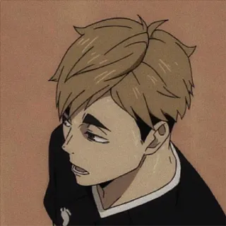 🥞 Miya Atsumu Haikyuu!! Anime, Haikyuu, Miya Atsumu, Naklejka telegram sticker