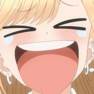 🥟 anime, crying, happy, laughing, joyful, cute telegram sticker