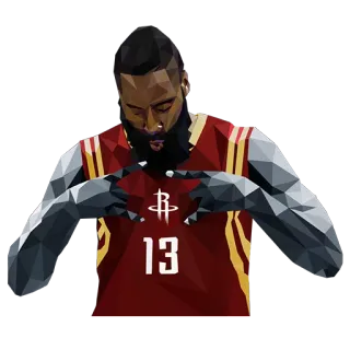 🤘 James Harden Pallacanestro, Sport, Giocatore, Atleta telegram sticker