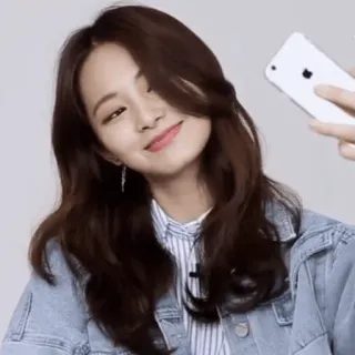 🤪 woman, person, portrait, smile, selfie, girl, hair telegram sticker