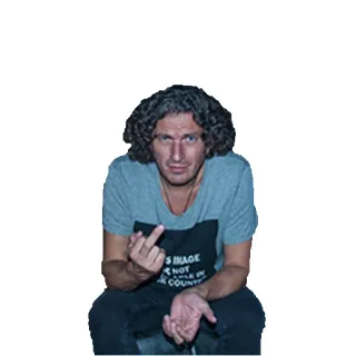 🖕 THIS IMAGE IS NOT AVAILABLE IN YOUR COUNTRY средний палец, жест, мужчина, ограничение, недоступно telegram sticker