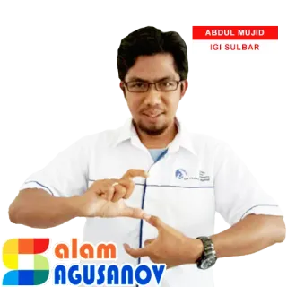 🙏 ABDUL MUJID
IGI SULBAR
Dalam
AGUSANOV whatsapp sticker