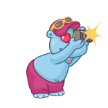 Hippos | @Premium_Emojis_Telegram telegram emojis 😍