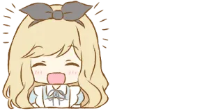 😆 Anime, Desenho animado, Fofo, Chibi, Kawaii whatsapp sticker