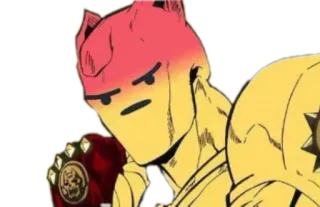 😡 Killer Queen JoJo's Bizarre Adventure Anime, Manga, Killer Queen, JoJo's Bizarre Adventure, En colère, Personnage whatsapp sticker