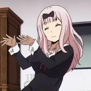 💌 Chika Fujiwara Kaguya-sama: Love Is War Anime, Charakter, Mädchen, Pinke Haare, Fröhlich, Chika Fujiwara, Kaguya-sama telegram sticker