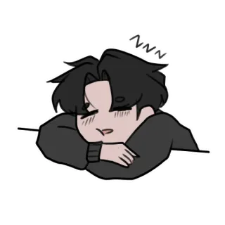 😴 zzz dormir, durmiendo, zzz, descanso, dibujos animados whatsapp sticker