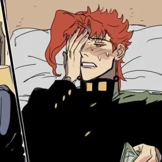 ❤️ Noriaki Kakyoin JoJo's Bizarre Adventure Anime, Manga, Kakyoin, Jojo's Bizarre Adventure, Effet vieilli telegram sticker