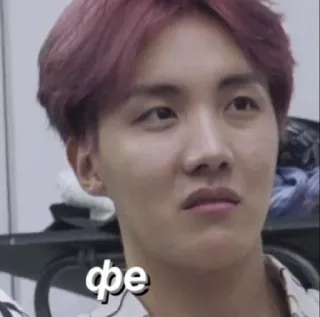 🥲 фе persona, J-Hope, faccia, K-pop, espressione telegram sticker
