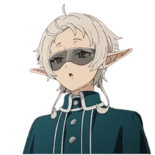 😰 Anime, Elf, Fantasy, Nhân vật, Sticker telegram sticker