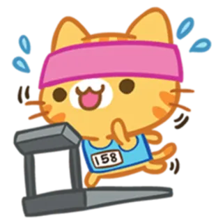 What does the cat say ... Meow @Nekosticker whatsapp stickers