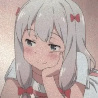 💛 アニメ, 女の子, 可愛い, 漫画, マンガ, 紗霧, エロマンガ先生 telegram sticker