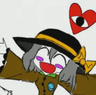 ☺️ Anime, Niedlich, Illustration, Herz, Cartoon telegram sticker