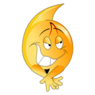 😊 эмодзи, желтый, лицо, выражение telegram sticker