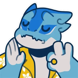 👌 tier, cartoon, figur, ok, geste, zustimmung, positiv whatsapp sticker