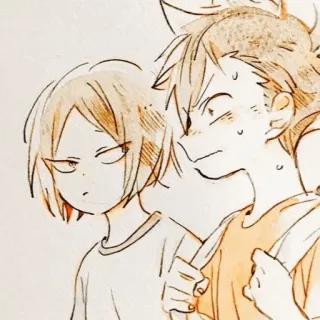 🐱 Kenma Kozume Haikyuu!! Kenma, Kozume, Haikyuu, Anime, Manga, Personnage telegram sticker