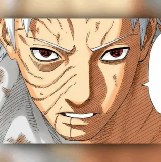 ⚫️ Obito Uchiha Naruto Anime, Manga, Sharingan, Uchiha, Obito telegram sticker