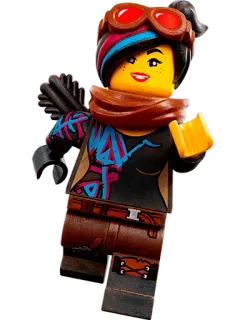 🏃‍♀️ Wyldstyle The Lego Movie Wyldstyle, Lego Movie, personaggio femminile, personaggio animato, arciere telegram sticker