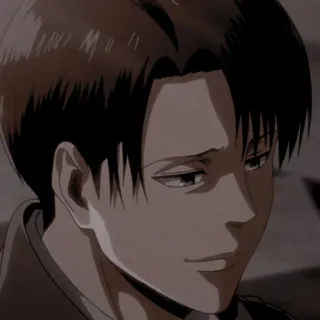 ☕️ Levi Ackerman Attack on Titan anime, levi, ataque a los titanes, personaje, aot whatsapp sticker