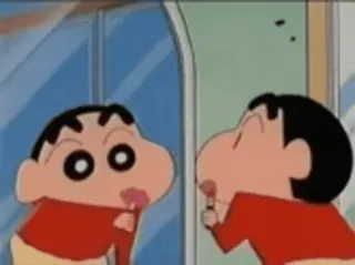 😚 Shin-chan Crayon Shin-chan Anime, Crayon Shin-chan, Dessin animé, Maquillage, Personnage, Comédie whatsapp sticker