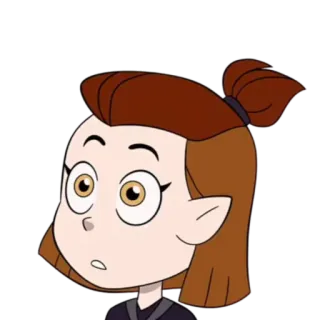 😧 Willow Park The Owl House dibujos animados, bruja, estudiante, magia, toh telegram sticker