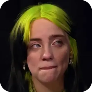 🥹 Billie Eilish telegram sticker