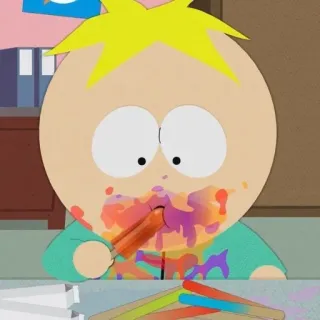 😋 Butters Stotch South Park hoạt hình, hoạt họa, Butters, kem que, kem, đồ ăn nhẹ, hài kịch, hài hước telegram sticker