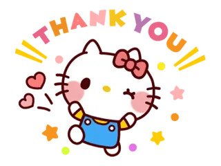 🙏 Hello Kitty hello kitty, kawaii, lindo, personaje, dibujos animados whatsapp sticker