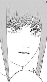 😕 Makima Chainsaw Man anime, manga, makima, chainsaw man, character telegram sticker