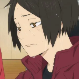 🏐 Kozume Kenma Haikyuu!! Anime, Kenma, Haikyuu, Pleurs, Triste, Volley-ball telegram sticker