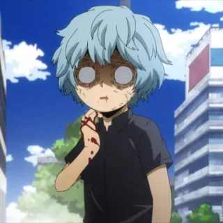 💀 Tomura Shigaraki My Hero Academia アニメ, ヴィラン, 血, 僕のヒーローアカデミア, 死柄木, 弔 telegram sticker