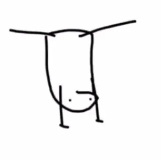 ❕ monigote, minimalista, dibujo whatsapp sticker