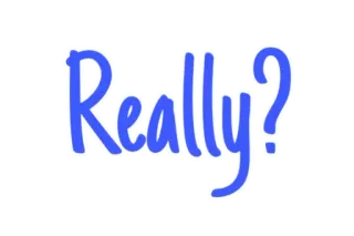 🇬🇧 Really? pertanyaan, ekspresi, kata, frasa whatsapp sticker