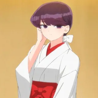 🙂 Komi Shouko Komi Can't Communicate Anime, Komi cherche ses mots, Komi Shouko, Mignon, Manga whatsapp sticker