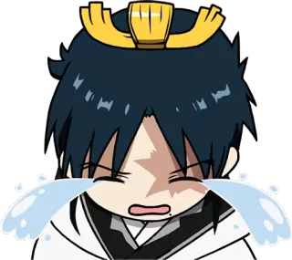 😭 crying, sad, anime, manga, tears, emotion telegram sticker