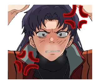 Animated EVANGELION @RekcitsEnilbot whatsapp stickers