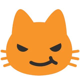 😼 cat, emoji, angry, cartoon, sticker telegram sticker